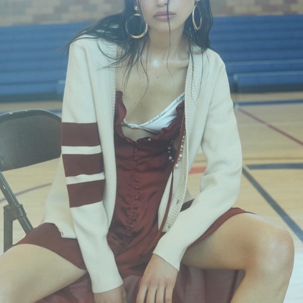 NEW For Love and Lemons Ivy League Step Hem Cardigan